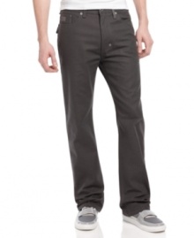 For an easy fit with a modern edge, these Hamilton jeans from Sean John are your perfect pair. For an easy fit with a modern edge, these Hamilton jeans from Sean John are your perfect pair.