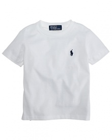The timelessly preppy tee rendered in durable, soft cotton jersey. The timelessly preppy tee rendered in durable, soft cotton jersey.