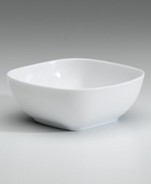 Add easy elegance to your table with a contemporary twist on white dinnerware and dishes. The White Squares collection from Denby features fresh, softly rounded rectangular shapes for flattering tabletop dimension. Add easy elegance to your table with a contemporary twist on white dinnerware and dishes. The White Squares collection from Denby features fresh, softly rounded rectangular shapes for flattering tabletop dimension.