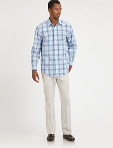 Bold gingham print refreshes this crisp, cotton classic with signature whale logo.ButtonfrontButtoned-down collarCottonMachine washImported Bold gingham print refreshes this crisp, cotton classic with signature whale logo.ButtonfrontButtoned-down collarCottonMachine washImported