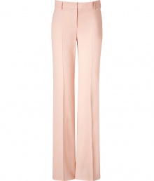 Add on-trend style to your workweek look with these chic wide-leg pants from Blumarine - High-waisted, belt loops, wide-leg silhouette, front seaming detail - Pair with a tie-neck blouse, a fitted blazer, and platform pumps