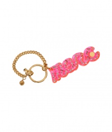 Add instant pizzazz to your daily essentials with this confetti-inspired keychain from Marc by Marc Jacobs - Marc logo charm with crystal embellishment and a brass chain and ring detail - Perfect for everyday use or as a gift Add instant pizzazz to your daily essentials with this confetti-inspired keychain from Marc by Marc Jacobs - Marc logo charm with crystal embellishment and a brass chain and ring detail - Perfect for everyday use or as a gift