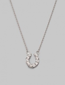 From the Tiny Treasures Collection. A good luck charm indeed, depicted in diamonds and set in 18k gold on a graceful chain. Diamonds, .24 tcw 18k white gold Chain length, about 18 Charm length, about ½ Lobster clasp Made in Italy From the Tiny Treasures Collection. A good luck charm indeed, depicted in diamonds and set in 18k gold on a graceful chain. Diamonds, .24 tcw 18k white gold Chain length, about 18 Charm length, about ½ Lobster clasp Made in Italy