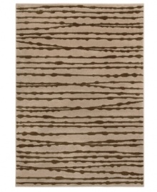 Distressed lines in deep brown create an exciting and contemporary design in the Tribecca area rug from Sphinx. Crafted of tough polypropylene for natural durability and effortless softness underfoot. (Clearance) Distressed lines in deep brown create an exciting and contemporary design in the Tribecca area rug from Sphinx. Crafted of tough polypropylene for natural durability and effortless softness underfoot. (Clearance)