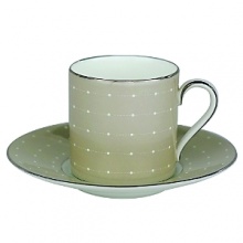 The embodiment of simplicity and grace, platinum bands and pure white stitches with raised dots adorn a pearlescent linen border. Inspired by the silk fabrics in Monique's evening gown designs, pearlized blue and tan accent colors create a look that is both elegant and beautifully serene. The embodiment of simplicity and grace, platinum bands and pure white stitches with raised dots adorn a pearlescent linen border. Inspired by the silk fabrics in Monique's evening gown designs, pearlized blue and tan accent colors create a look that is both elegant and beautifully serene.