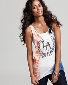 Hit refresh on your summer basics collection with this CHASER tee, featuring a bold graphic and splashy tie-dye.