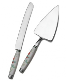 Bring on the yule log, fruit cake and pies! A colorful holly print makes Pfaltzgraff's Winterberry dessert servers a delectable addition to holiday tables. (Clearance) Bring on the yule log, fruit cake and pies! A colorful holly print makes Pfaltzgraff's Winterberry dessert servers a delectable addition to holiday tables. (Clearance)