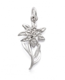 Perfect in petals. Rembrandt's pretty Edelweiss charm makes the perfect addition to any necklace or charm bracelet. Crafted in sterling silver. Approximate drop: 1 inch.