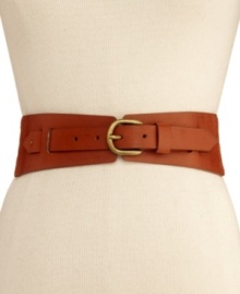 A natural choice for cinching up that perfect outfit! This American Rag stretch belt adds pure style with faux-leather tabs and crochet-work. A natural choice for cinching up that perfect outfit! This American Rag stretch belt adds pure style with faux-leather tabs and crochet-work.
