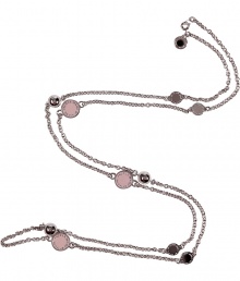 Give your outfit a ladylike twist with Marc by Marc Jacobs blush logo disc necklace - Colored enamel and silver-toned brass, lobster-claw closure - Wear over cashmere knits with favorite skinnies and flats Give your outfit a ladylike twist with Marc by Marc Jacobs blush logo disc necklace - Colored enamel and silver-toned brass, lobster-claw closure - Wear over cashmere knits with favorite skinnies and flats