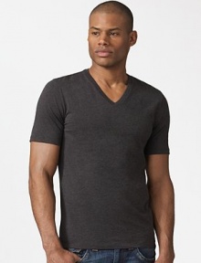 Weightier than a tee but still on the light side, in soft cotton jersey with a touch of stretch. Great, body-skimming fit Cotton/elastene; machine wash Imported Weightier than a tee but still on the light side, in soft cotton jersey with a touch of stretch. Great, body-skimming fit Cotton/elastene; machine wash Imported