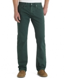 Spruce up your forest of denim with these cool colored jeans from Levi's. Spruce up your forest of denim with these cool colored jeans from Levi's.