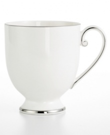 Pure refinement simply stated, the Mikasa Cameo Platinum dinnerware and dishes collection is shear elegance in classic form. Dazzling white china is delicately embellished with platinum band detailing. Pure refinement simply stated, the Mikasa Cameo Platinum dinnerware and dishes collection is shear elegance in classic form. Dazzling white china is delicately embellished with platinum band detailing.