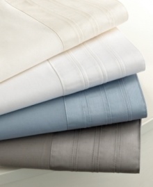 Smooth and soft, these pillowcases are perfect for everyday use, featuring luxe 600-thread count cotton sateen and a decorative tonal embellishment along the hem. An array of hues coordinate with any bedroom decor. Smooth and soft, these pillowcases are perfect for everyday use, featuring luxe 600-thread count cotton sateen and a decorative tonal embellishment along the hem. An array of hues coordinate with any bedroom decor.