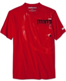 Work on your weekend wardrobe. This screen-printed t-shirt from Sean John is an instant tune-up. Work on your weekend wardrobe. This screen-printed t-shirt from Sean John is an instant tune-up.