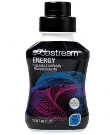 Stop spending your hard earned cash on expensive energy drinks. Make your own at home with your SodaStream soda maker and this energy drink flavoring -- a tasty alternative with two-thirds less sugar, calories and carbs than the store-bought stuff. Stop spending your hard earned cash on expensive energy drinks. Make your own at home with your SodaStream soda maker and this energy drink flavoring -- a tasty alternative with two-thirds less sugar, calories and carbs than the store-bought stuff.