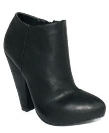 Take your look to all new towering heights with the Citalli platform booties by G by GUESS.