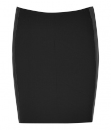The essential mini-skirt gets a lick of lambskin in Rag & Bones sleek black mixed-media iteration - Black leather side panels, full two-way exposed metal back zip - Form-fitting, mini-length - Wear with everything from tees and flats to silk tops and heels The essential mini-skirt gets a lick of lambskin in Rag & Bones sleek black mixed-media iteration - Black leather side panels, full two-way exposed metal back zip - Form-fitting, mini-length - Wear with everything from tees and flats to silk tops and heels