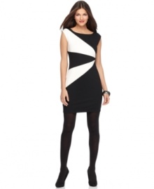 A shot of bold colorblocking will wake up your work wardrobe or transition you easily from day to night. Pair this petite Spense dress with simple flats for nine-to-five, then amp up for after-hours with your highest heels. (Clearance) A shot of bold colorblocking will wake up your work wardrobe or transition you easily from day to night. Pair this petite Spense dress with simple flats for nine-to-five, then amp up for after-hours with your highest heels. (Clearance)