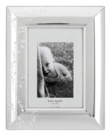 An instant classic from kate spade, the Gardner Street picture frame features stems of leafy foliage flourishing in brilliant silver plate. A thoughtful gift for brides-to-be and beautiful addition to modern decor. An instant classic from kate spade, the Gardner Street picture frame features stems of leafy foliage flourishing in brilliant silver plate. A thoughtful gift for brides-to-be and beautiful addition to modern decor.