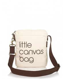 Carry your essentials in true Bloomingdale's style with our Little Canvas Bag. Carry your essentials in true Bloomingdale's style with our Little Canvas Bag.