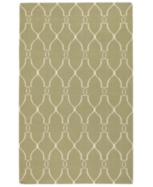 Stunning in its simplicity, this artist-designed area rug from Surya brings a calming beauty to any area in your home. Interlocking lines crisscross against a soft sage background, creating a chic lattice-like pattern that's stylishly simple. Stunning in its simplicity, this artist-designed area rug from Surya brings a calming beauty to any area in your home. Interlocking lines crisscross against a soft sage background, creating a chic lattice-like pattern that's stylishly simple.