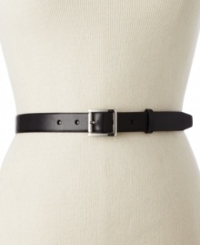 From weekend jeans to weekday suits, this classic belt by Nine West goes everywhere. From weekend jeans to weekday suits, this classic belt by Nine West goes everywhere.