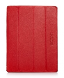 Totally tech savvy. Luxe Italian leather provides the perfect protection for your favorite Apple gadget. Bodhi's iPad 2 smart cover snaps securely into place, but also rolls open to provide the perfect viewing stand. Compatible with the new iPad. Totally tech savvy. Luxe Italian leather provides the perfect protection for your favorite Apple gadget. Bodhi's iPad 2 smart cover snaps securely into place, but also rolls open to provide the perfect viewing stand. Compatible with the new iPad.