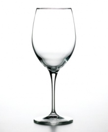 With the elegant, understated style of Bormioli Rocco's Premium Mod collection and a shape that enhances full-bodied whites, these wine glasses are the ultimate complement to a bottle of Chardonnay. Innovative pulled stems promise lasting durability in addition to beautiful toasts. With the elegant, understated style of Bormioli Rocco's Premium Mod collection and a shape that enhances full-bodied whites, these wine glasses are the ultimate complement to a bottle of Chardonnay. Innovative pulled stems promise lasting durability in addition to beautiful toasts.