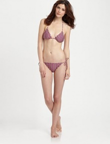 An unforgettable look and an adjustable fit, thanks to string sides.80% nylon/20% Xtra Life LYCRA® fiberFully linedHand washImported Please note: Bikini top sold separately. An unforgettable look and an adjustable fit, thanks to string sides.80% nylon/20% Xtra Life LYCRA® fiberFully linedHand washImported Please note: Bikini top sold separately.