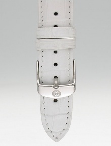 Adjustable polished alligator band with stainless steel hardware. Fits the Urban Mini, CSX 33, Deco Park II, Urban Sky and Deco Cadet watches 16mm wide Made in USA and imported Adjustable polished alligator band with stainless steel hardware. Fits the Urban Mini, CSX 33, Deco Park II, Urban Sky and Deco Cadet watches 16mm wide Made in USA and imported
