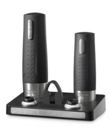 Raise a glass to the ease and convenience of this professional do-it-all. Removes up to 50 synthetic corks and includes a preserver, plus two wine stoppers and foil cutter, to make the most out of every bottle you pop. Model WC400. Raise a glass to the ease and convenience of this professional do-it-all. Removes up to 50 synthetic corks and includes a preserver, plus two wine stoppers and foil cutter, to make the most out of every bottle you pop. Model WC400.