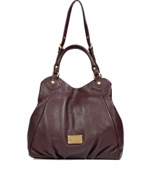 Stylish Brown Francesca shoulder bag from Marc by Marc Jacobs - The classic shopper tote gets a trendy-forward redux in luxurious marron leather- Large carryall, handles and convertible shoulder - A perfect addition to any outfit Stylish Brown Francesca shoulder bag from Marc by Marc Jacobs - The classic shopper tote gets a trendy-forward redux in luxurious marron leather- Large carryall, handles and convertible shoulder - A perfect addition to any outfit