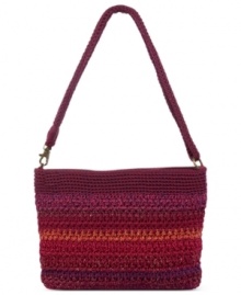 Hipster cool meets functional flair with this 3-in-1 design from The Sak that converts from a crossbody to a shoulder bag to a clutch. Featuring sparkly stripes and signature detailing, it's sized-right for wherever the day may take you. Hipster cool meets functional flair with this 3-in-1 design from The Sak that converts from a crossbody to a shoulder bag to a clutch. Featuring sparkly stripes and signature detailing, it's sized-right for wherever the day may take you.