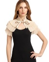 THE LOOKTiered accordion pleatingSatin ribbon tie closureGently ruffledTHE FITAbout 11 from shoulder to hemTHE MATERIALPolyesterCARE & ORIGINDry cleanImported