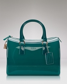 Pucker up with this lipstick-like rubber satchel from Furla. In a bold hue and the brand's signature shape, it's the Italian kiss on our list. Pucker up with this lipstick-like rubber satchel from Furla. In a bold hue and the brand's signature shape, it's the Italian kiss on our list.