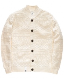 Loose the blazer and get hip to the comfy, unstructured vibe of this cardigan from LRG. Loose the blazer and get hip to the comfy, unstructured vibe of this cardigan from LRG.