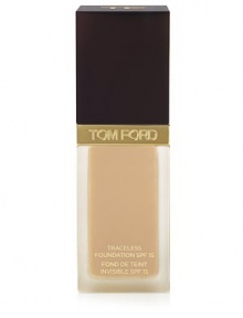 This unique, 3-in-1 foundation delivers a balanced complexion that glows with vitality and radiance. Extremely lightweight and luminous, it includes the skin-nourishing Tom Ford Infusing Complex to help protect skin and promote its vibrancy from within. Micronized pigments deliver seamless and undetectable coverage that is easy to build up or sheer down. SPF 15 protects skin from sun damage. This unique, 3-in-1 foundation delivers a balanced complexion that glows with vitality and radiance. Extremely lightweight and luminous, it includes the skin-nourishing Tom Ford Infusing Complex to help protect skin and promote its vibrancy from within. Micronized pigments deliver seamless and undetectable coverage that is easy to build up or sheer down. SPF 15 protects skin from sun damage.