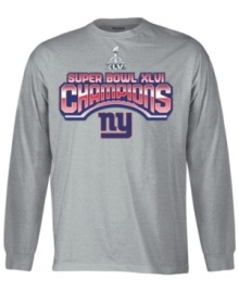 Whether you're studying for one, having a drink at one or lifting one, this t-shirt from Reebok tells all that the Giants have raised the bar with their sweet super bowl run. Whether you're studying for one, having a drink at one or lifting one, this t-shirt from Reebok tells all that the Giants have raised the bar with their sweet super bowl run.