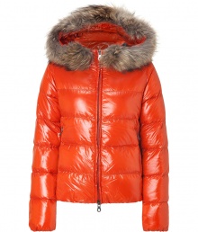 Stay warm while maintaining your impeccable style in this lightweight yet luxe down jacket from Duvetica - Fur-lined hood, front two-way zip closure, long sleeves, zip pockets, quilted - Wear with an elevated jeans-and-tee ensemble and shearling lined boots Stay warm while maintaining your impeccable style in this lightweight yet luxe down jacket from Duvetica - Fur-lined hood, front two-way zip closure, long sleeves, zip pockets, quilted - Wear with an elevated jeans-and-tee ensemble and shearling lined boots