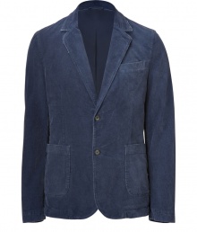 With a preppy-cool aesthetic, this cotton cord blazer from Closed is a new-season must-buy - Notched lapels, long sleeves, two-button closure, single chest pocket, patch pockets at waist, single back vent - Classic tailored fit - Wear with a cashmere pullover or long sleeve henley and jeans or tailored trousers With a preppy-cool aesthetic, this cotton cord blazer from Closed is a new-season must-buy - Notched lapels, long sleeves, two-button closure, single chest pocket, patch pockets at waist, single back vent - Classic tailored fit - Wear with a cashmere pullover or long sleeve henley and jeans or tailored trousers