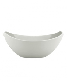 Feature modern elegance on your menu with this Classic Fjord small all-purpose bowl. Dansk serves up serene gray stoneware with a fluid, sloping edge for a look that's totally fresh. Feature modern elegance on your menu with this Classic Fjord small all-purpose bowl. Dansk serves up serene gray stoneware with a fluid, sloping edge for a look that's totally fresh.