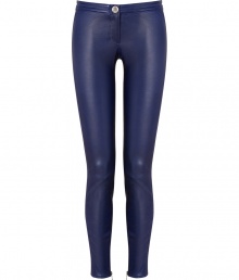 Channel edgy-cool rocker style in these figure-hugging leather pants from Faith Connexion - Flat front, skinny leg, stitching at side seam, zip-detailing at ankles - Wear with a luxe fur coat, ankle boots, and a clutch Channel edgy-cool rocker style in these figure-hugging leather pants from Faith Connexion - Flat front, skinny leg, stitching at side seam, zip-detailing at ankles - Wear with a luxe fur coat, ankle boots, and a clutch