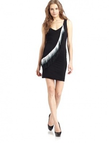 THE LOOKScoop necklineWide strapsFront and back asymmetrical contrast fringeFully linedTHE FITAbout 36 from shoulder to hemTHE MATERIAL92% modal/8% spandexCARE & ORIGINDry cleanImportedModel shown is 5'9½ (176cm) wearing US size Small. THE LOOKScoop necklineWide strapsFront and back asymmetrical contrast fringeFully linedTHE FITAbout 36 from shoulder to hemTHE MATERIAL92% modal/8% spandexCARE & ORIGINDry cleanImportedModel shown is 5'9½ (176cm) wearing US size Small.
