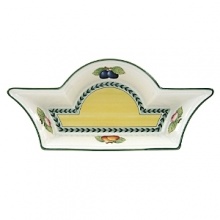 This cheerful collection combines delicious designs to be mixed & matched to create a tempting display for your table. This cheerful collection combines delicious designs to be mixed & matched to create a tempting display for your table.