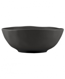 Find stylish versatility in the organic shape and matte-glazed finish of the Casual Luxe serving bowl from Donna Karan by Lenox. Durable stoneware in modern black is an ideal host for everyday meals and a natural go-to for entertaining. Find stylish versatility in the organic shape and matte-glazed finish of the Casual Luxe serving bowl from Donna Karan by Lenox. Durable stoneware in modern black is an ideal host for everyday meals and a natural go-to for entertaining.