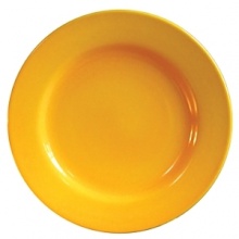 This dinner plate in a bright Lemon Peel is handcrafted in Germany from high fired ceramic earthenware that is dishwasher safe. Mix and match with other Waechtersbach colors to make a table all your own. This dinner plate in a bright Lemon Peel is handcrafted in Germany from high fired ceramic earthenware that is dishwasher safe. Mix and match with other Waechtersbach colors to make a table all your own.