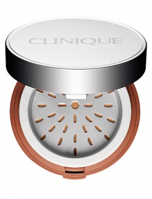 Bronzing powder with a smart advantage: Long-wear formula helps absorb oil, maintain skin's moisture balance so skin looks healthy, lit with a subtle radiance. Mineral and antioxidant-rich bronzer transforms from pressed to loose powder at the turn of a dial. Lightweight, oil-free. Bronzing powder with a smart advantage: Long-wear formula helps absorb oil, maintain skin's moisture balance so skin looks healthy, lit with a subtle radiance. Mineral and antioxidant-rich bronzer transforms from pressed to loose powder at the turn of a dial. Lightweight, oil-free.