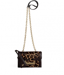 A mini version of the must-have Harper silhouette, this Diane von Furstenberg crossbody bag will update your cocktail-ready look - Front flap with magnetic snap closure, back slit pocket with hidden magnetic snap, lip-shaped mirror attached to handle, chain detailed shoulder strap, red interior, inside zippered back wall pocket, back logo detail - Pair with a flirty frock and heels A mini version of the must-have Harper silhouette, this Diane von Furstenberg crossbody bag will update your cocktail-ready look - Front flap with magnetic snap closure, back slit pocket with hidden magnetic snap, lip-shaped mirror attached to handle, chain detailed shoulder strap, red interior, inside zippered back wall pocket, back logo detail - Pair with a flirty frock and heels