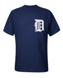 For every pitch, slide and dive, be there to represent your hometown heroes with this Detroit Tigers T shirt from Majestic Apparel. For every pitch, slide and dive, be there to represent your hometown heroes with this Detroit Tigers T shirt from Majestic Apparel.
